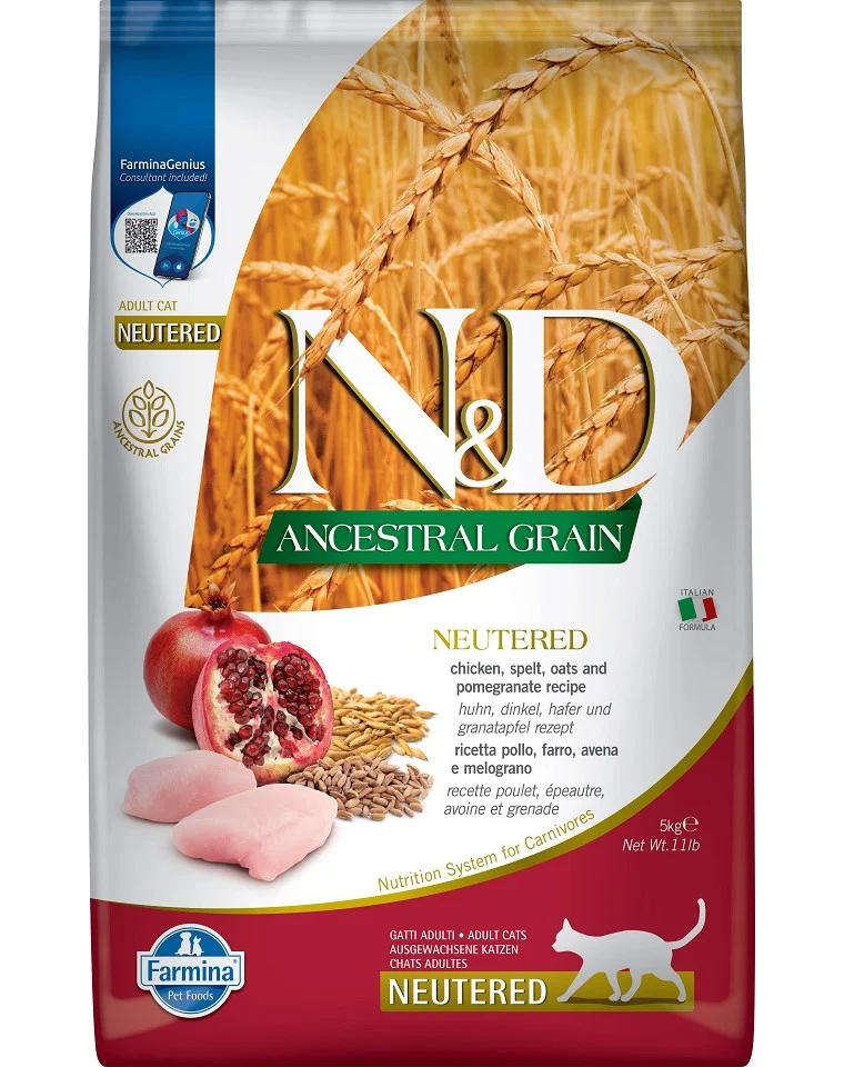 Farmina N&D Ancestral Gatti Sterilizzati Pollo e Melograno 5 kg - immagine 2