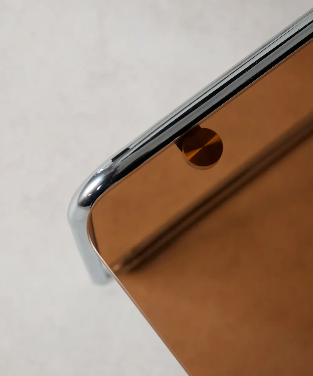 Mesa Auxiliar de Metal y Cristal Templado Bonet - immagine 3