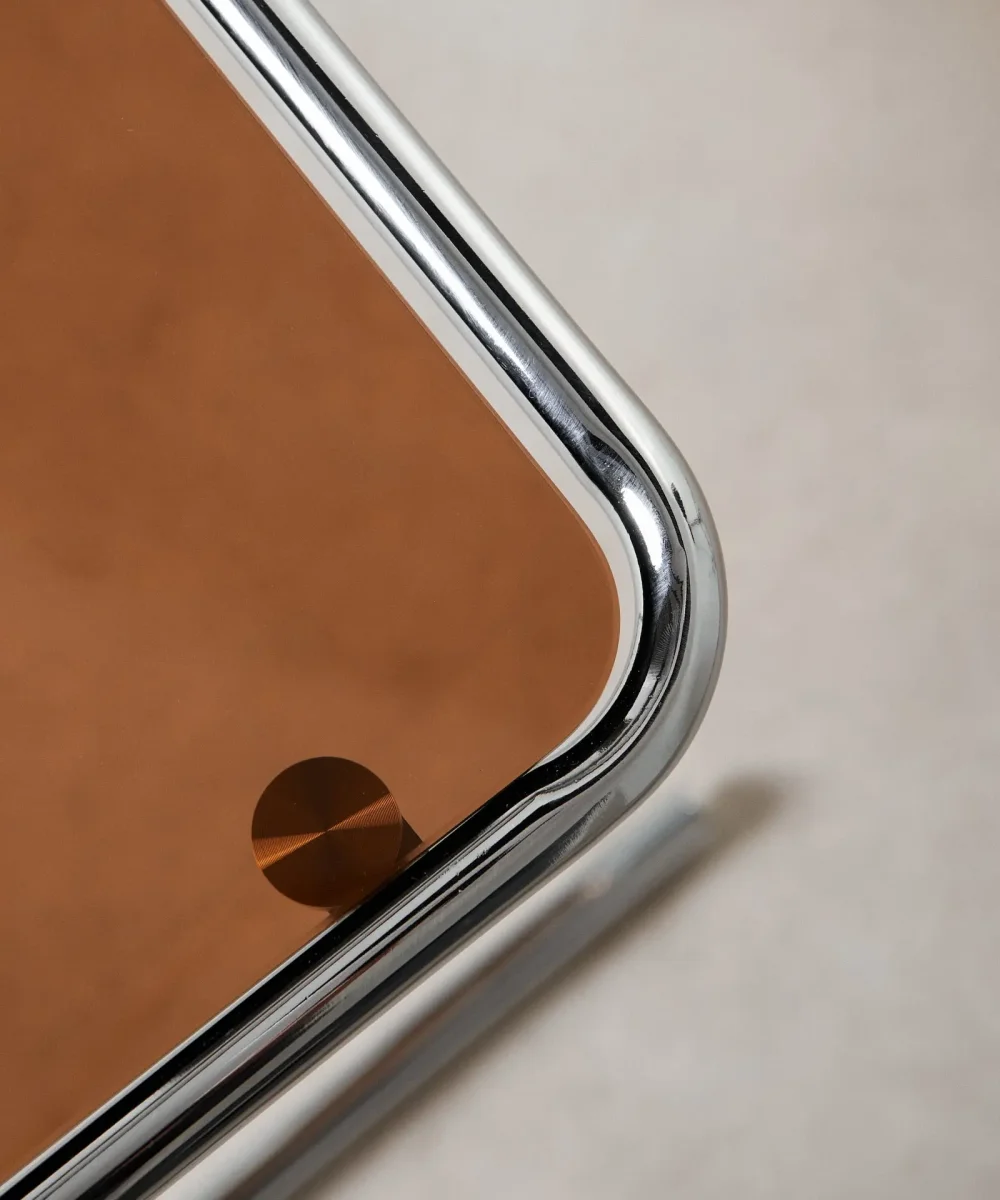 Mesa Auxiliar de Metal y Cristal Templado Bonet - immagine 9