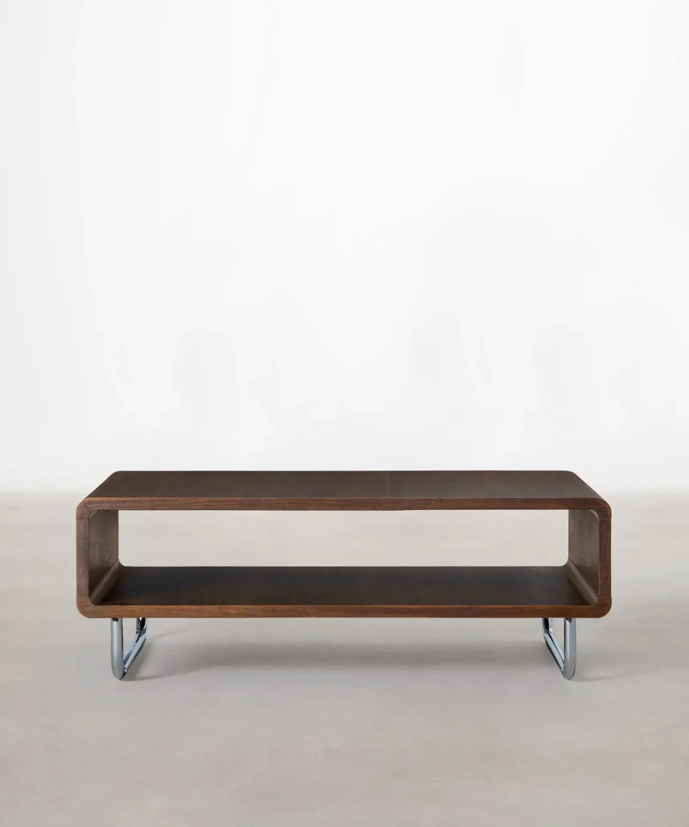 Mesa de Centro Rectangular en Madera Samira (100x60 cm) - immagine 5