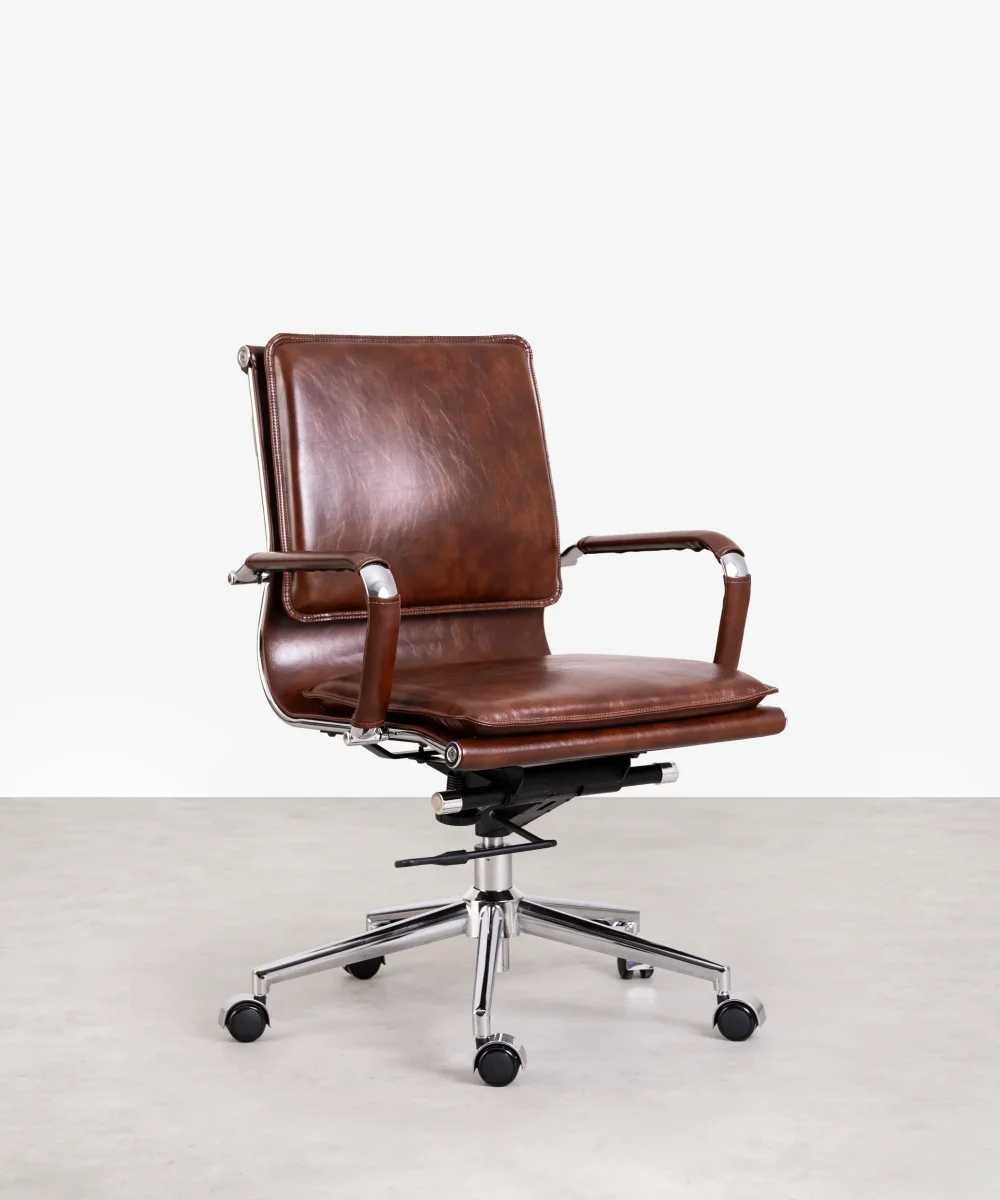 Silla de Oficina en Polipiel Low Base Dallas - immagine 7