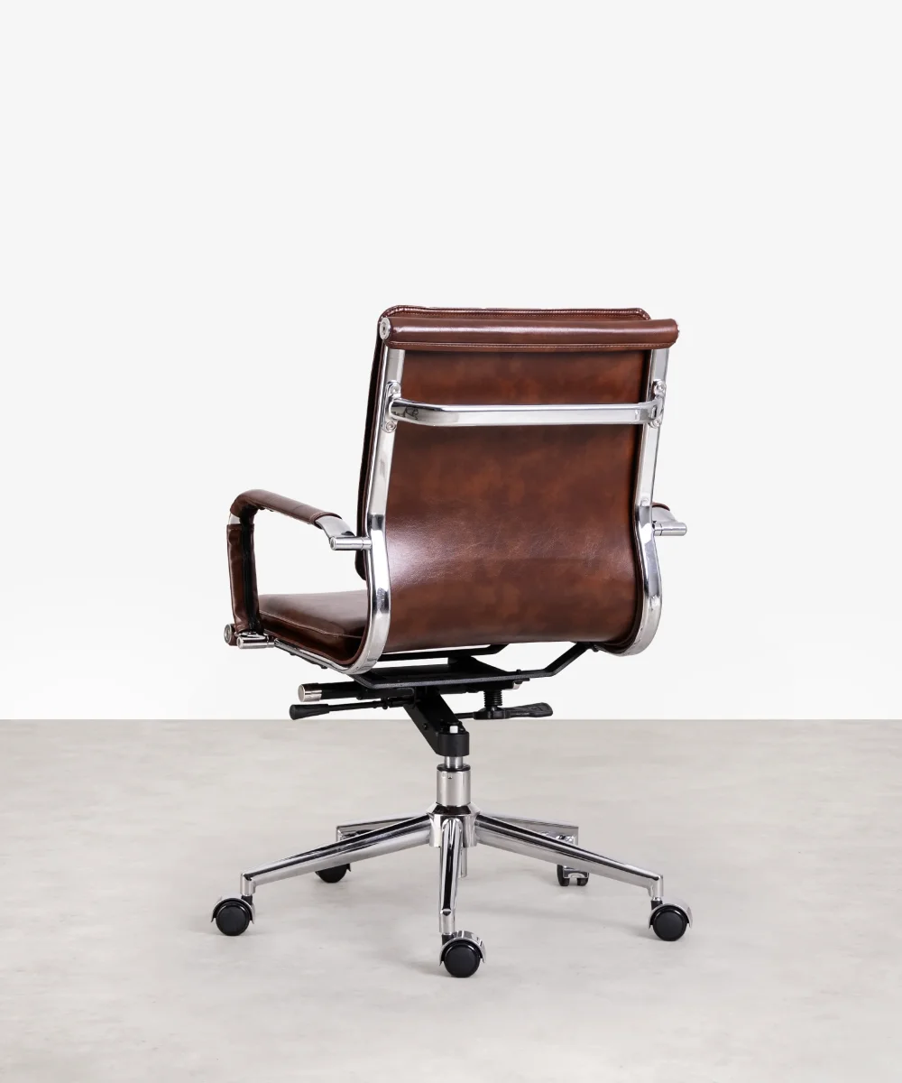 Silla de Oficina en Polipiel Low Base Dallas - immagine 8